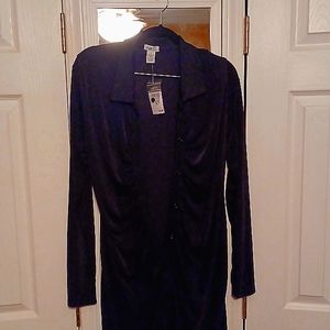 Long sleeve black dress